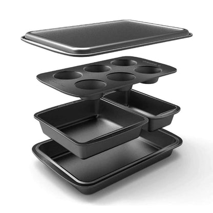 Baker's Secret 5-Piece Bakeware Set with Pans