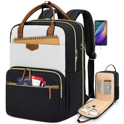 RAINSMORE 15.6 Inch Laptop Travel Backpack