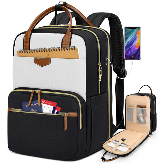 RAINSMORE 15.6 Inch Laptop Travel Backpack