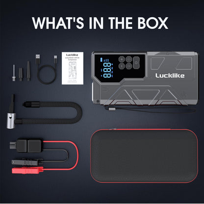 4000A Lucklike Jump Starter & Tire Inflator