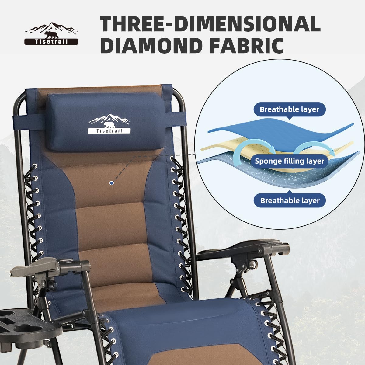 Set of 2 Oversized Reclining Lounge Chairs