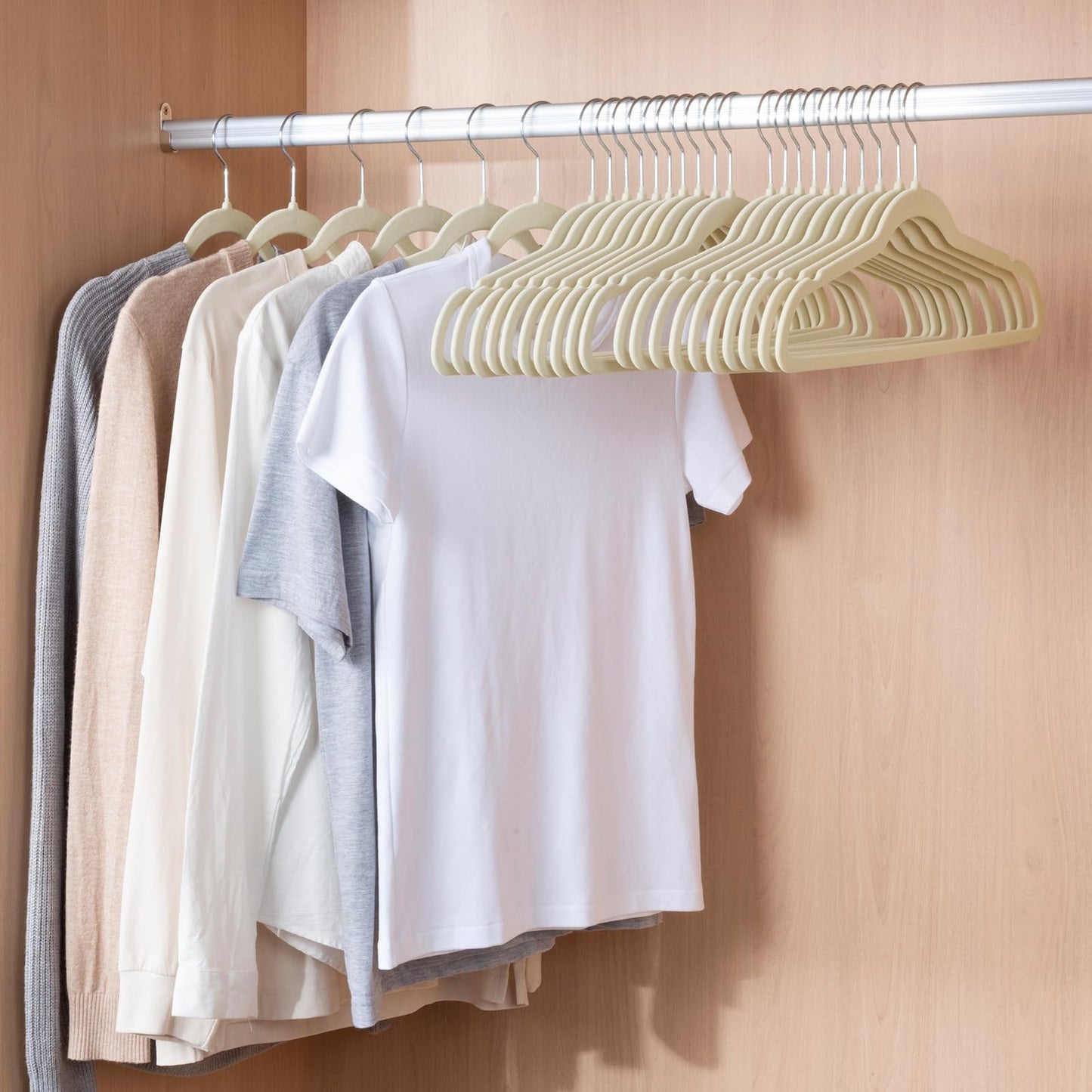 ELONG HOME Velvet Non-Slip Hangers 50 Pack