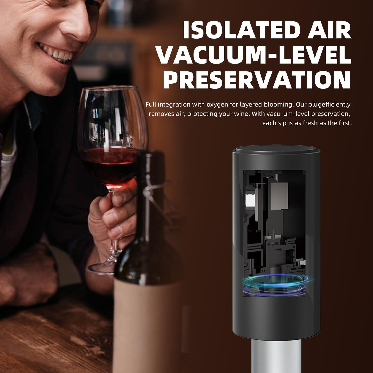 Electric Wine Stopper Automatic Vacuum Pump