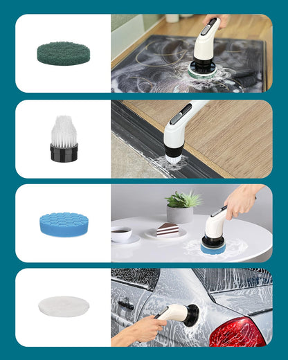Electric Spin Scrubber for Bathroom Cleaning