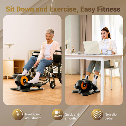 MERACH Under Desk Elliptical with Remote Control