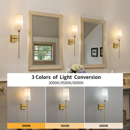 Rechargeable Wireless Wall Sconces with Remote Set