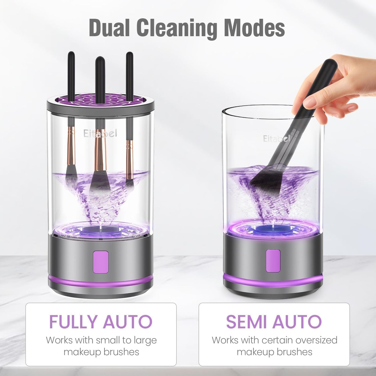 Electric Makeup Brush Cleaner Machine by EITABEL