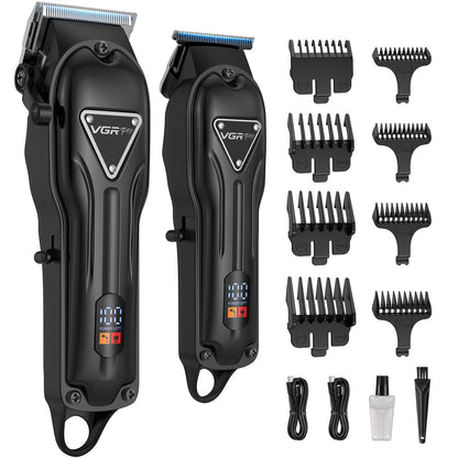 VGRPRO Men's Cordless Clipper and Trimmer Set