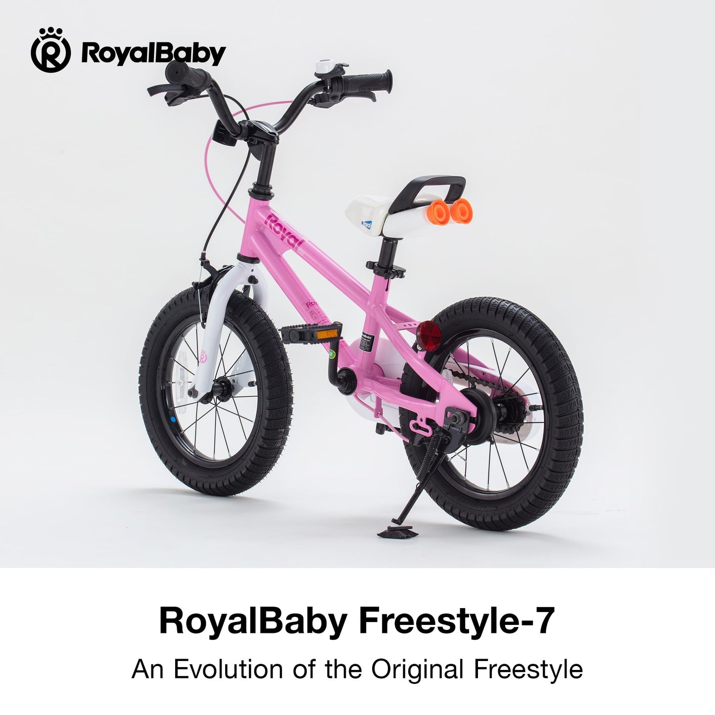 RoyalBaby Freestyle 7 Kids Bike for Ages 3-5