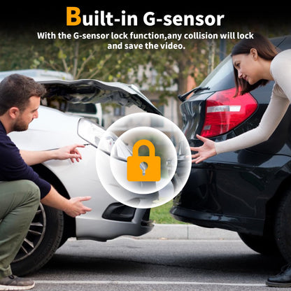 4K Dual Dash Cam with WiFi and Night Vision