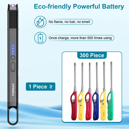 2 Pack Electric USB Candle Lighter for BBQ