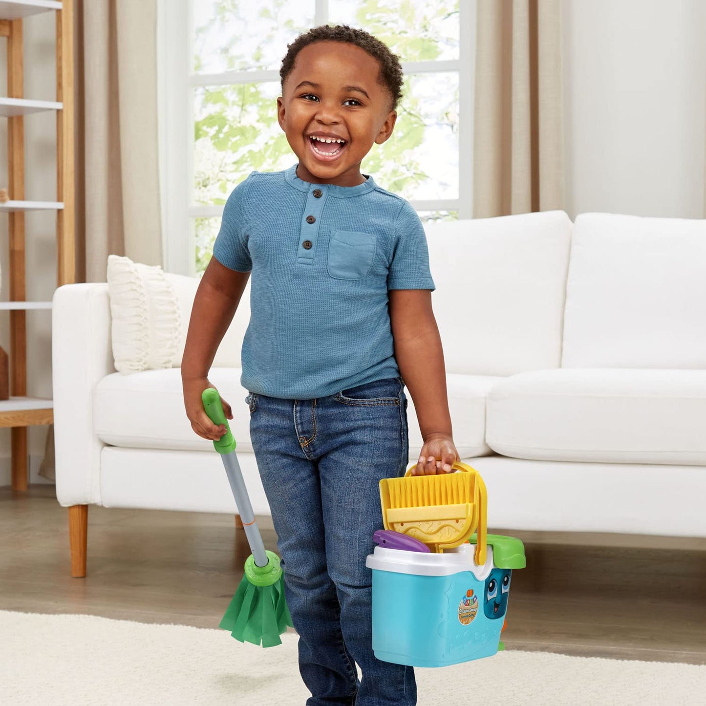 LeapFrog Kids Cleaning Toy Mop and Broom Set