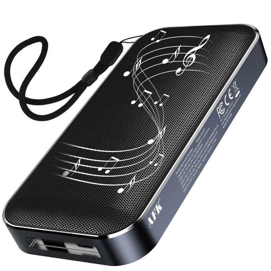 AFK Portable Charger with Bluetooth Speaker 22.5W