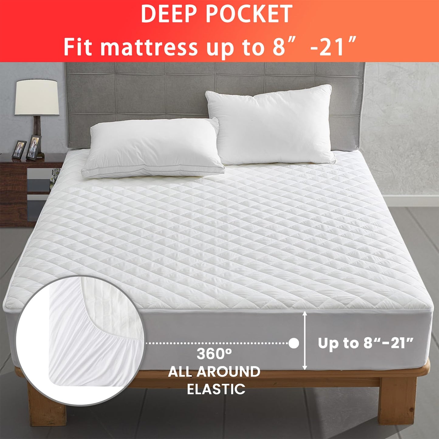 Heated Mattress Pad Queen Size with Dual Control