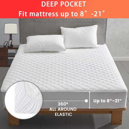 Heated Mattress Pad Queen Size with Dual Control