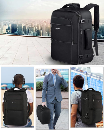 40L Expandable Travel Backpack by Vancropak