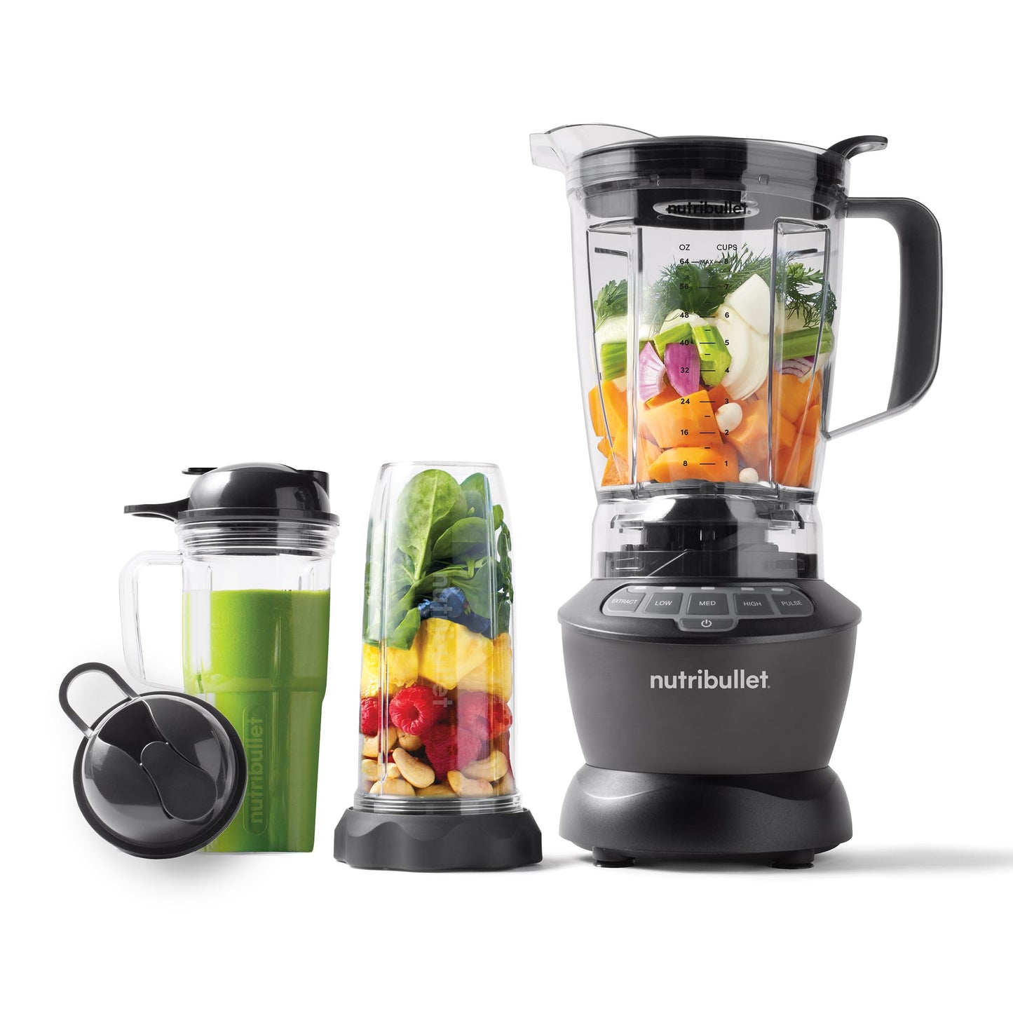 nutribullet Full-Size Blender Combo 1200W – NBF50500 - Dark Gray