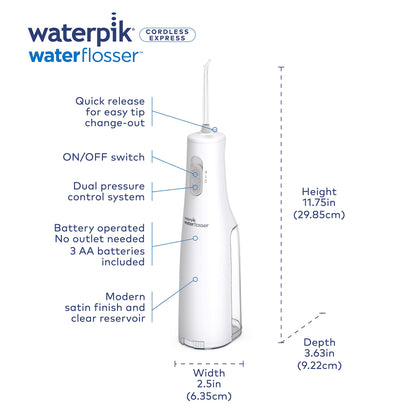 Waterpik Cordless Portable Water Flosser for Travel