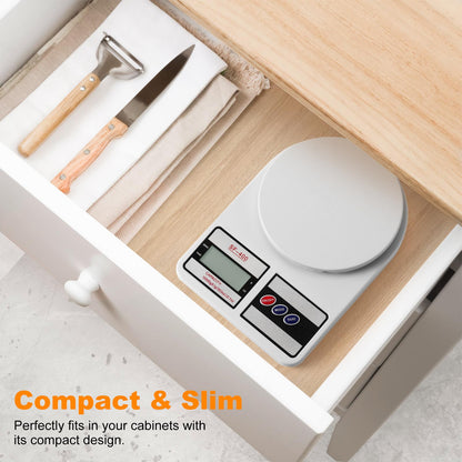 22lb Digital Kitchen Scale for Food Prep
