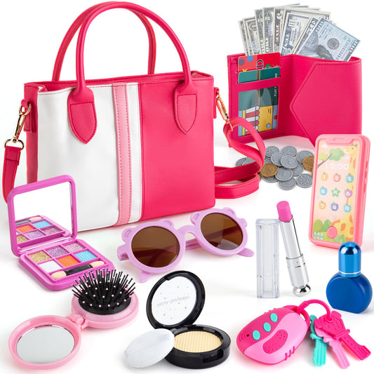 Play Purse Set for Little Girls - Toy Accessories