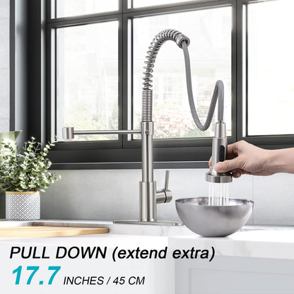 HGN Pull Down Kitchen Faucet with Sprayer