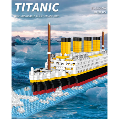 Titanic 3D Model Building Blocks Set, 1860 pcs