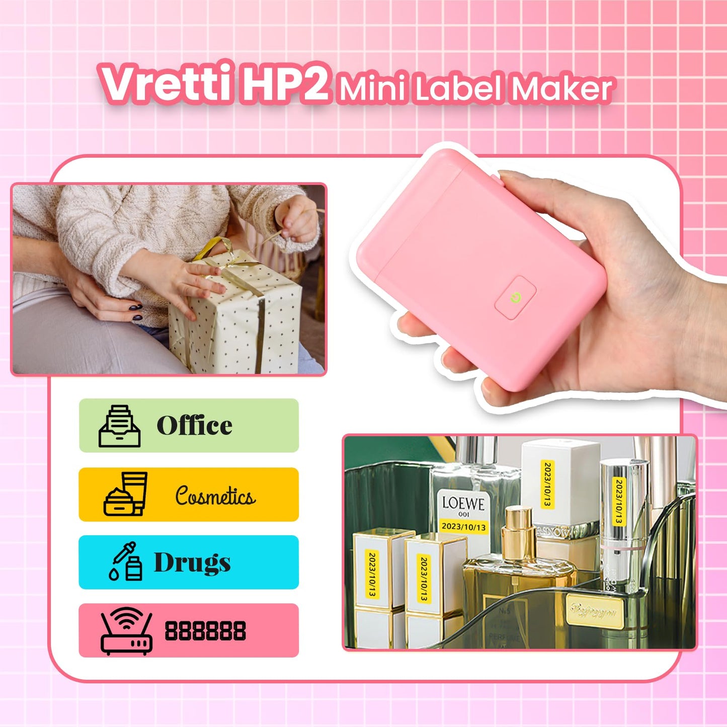 Portable Bluetooth Label Maker for Home & Office