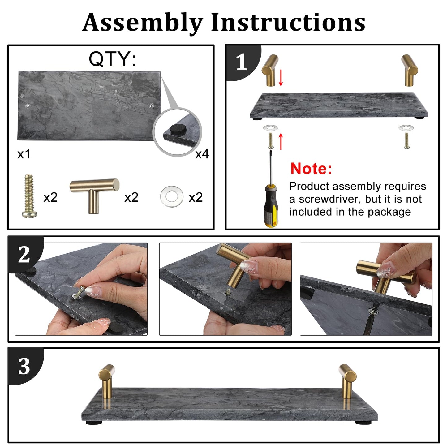 Elegant Napkin Holder Tray for Bathroom Dining