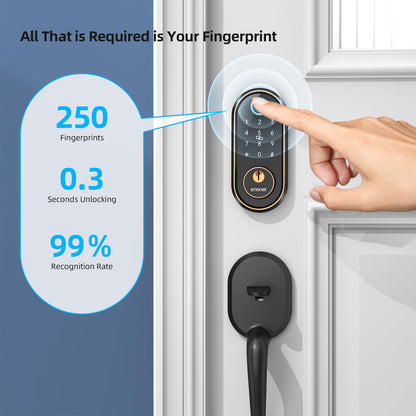 SMONET Smart Keyless Entry Door Lock with Bluetooth