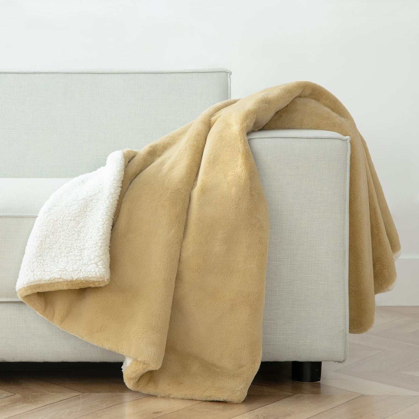 Ashler Fleece Throw Blanket, Warm & Soft