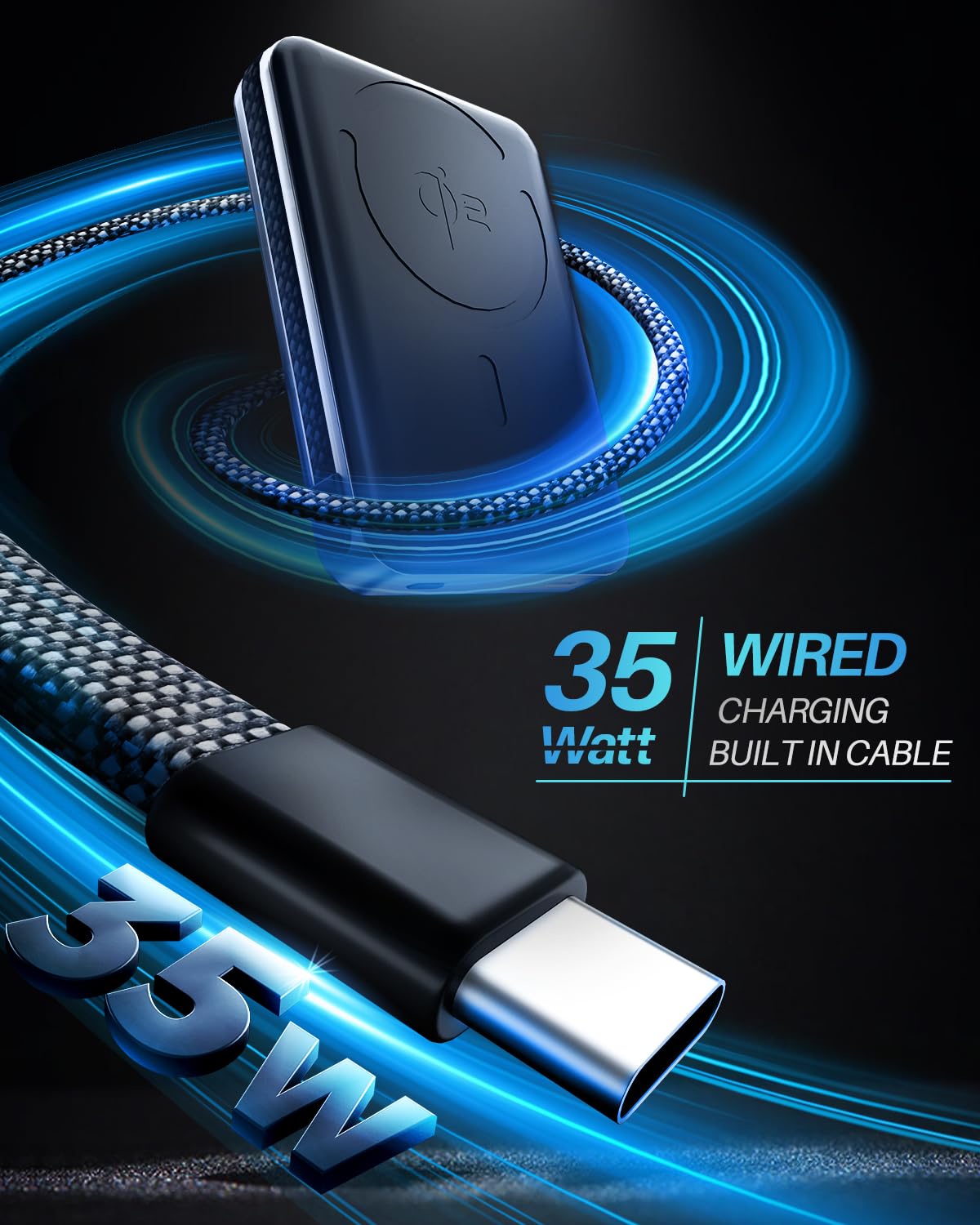 10000mAh Wireless Charger for iPhone 12-16