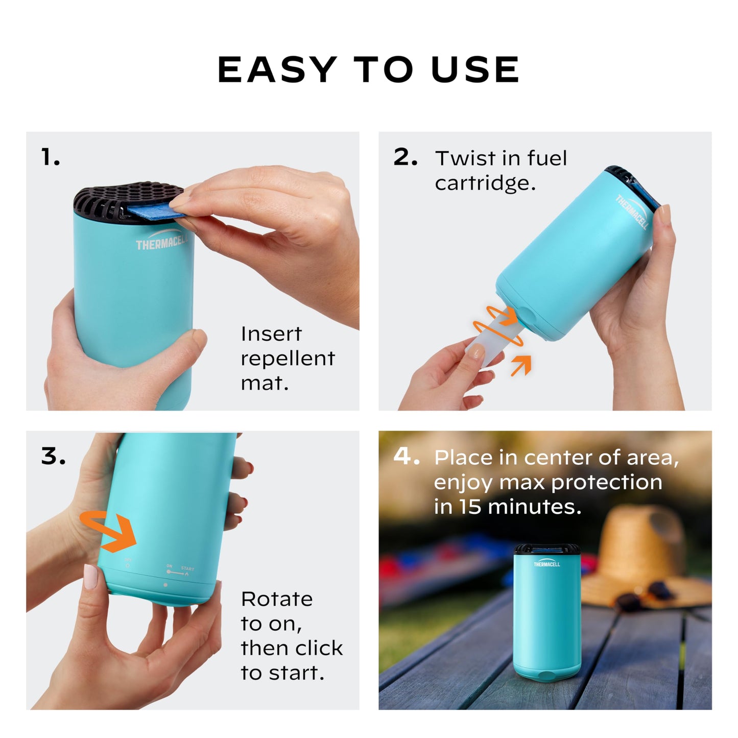 Thermacell Mosquito Repeller with 12-Hour Refill