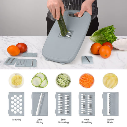 Collapsible Camping Cutting Board with Colander