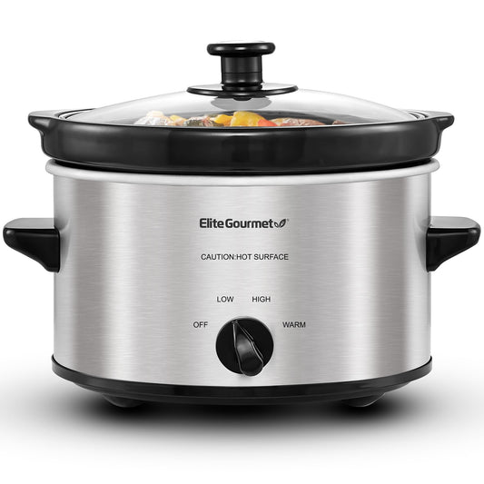 2 Quart Elite Gourmet Electric Slow Cooker