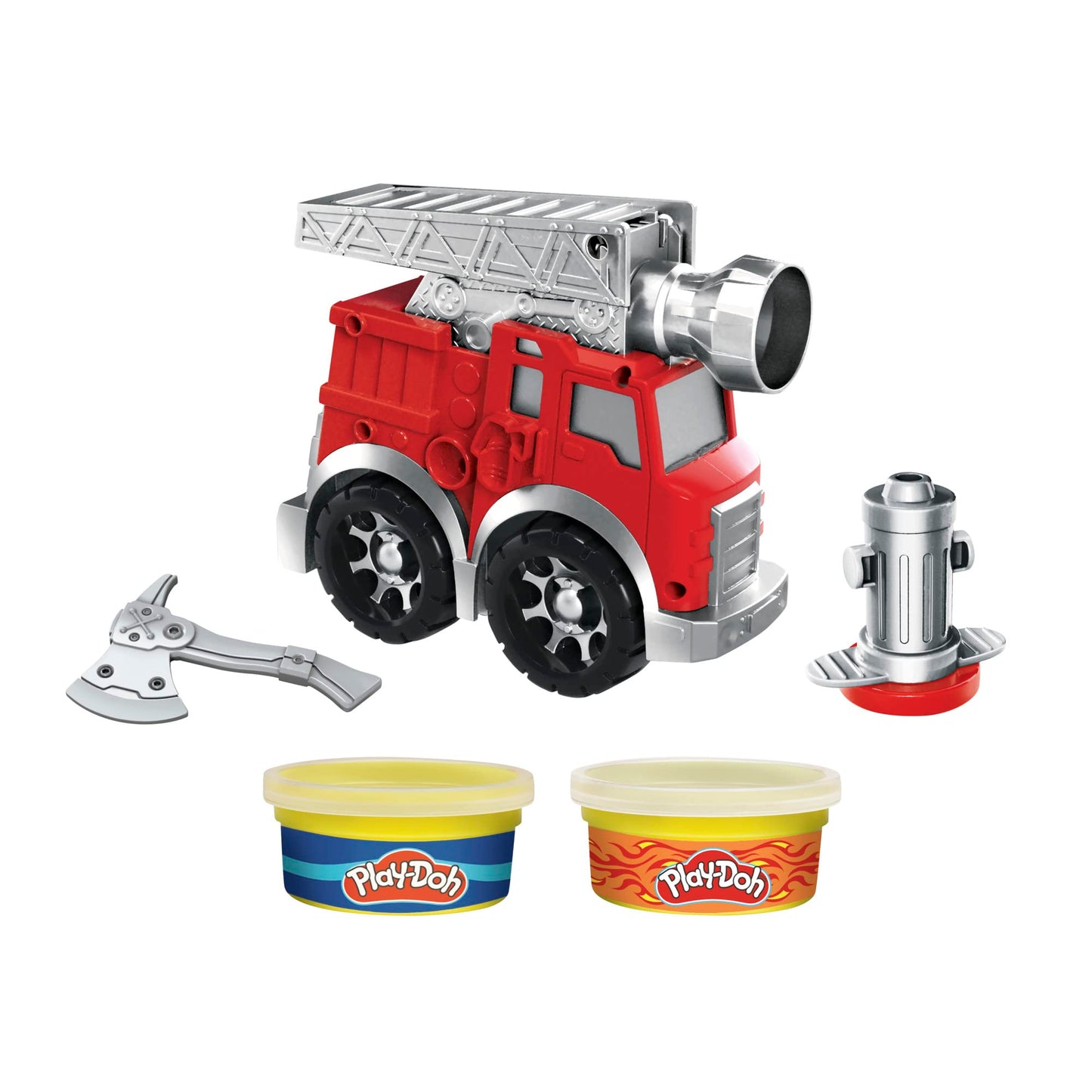 Play-Doh Fire Engine Toy Set with Modeling Clay