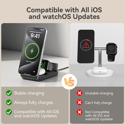 3 in 1 Wireless Charger for Apple Devices
