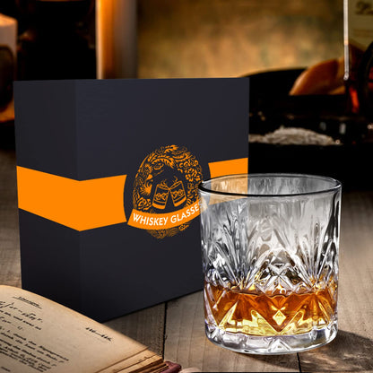 Set of 4 Old Fashioned Whiskey Glasses