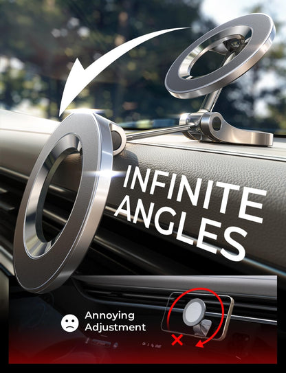 LISEN MagSafe Car Mount with 360° Rotation