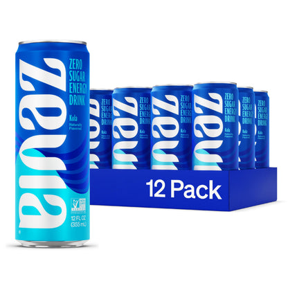 Zevia Zero Calorie Energy Drink, Kola, 12 Ounce Cans (Pack of 12)