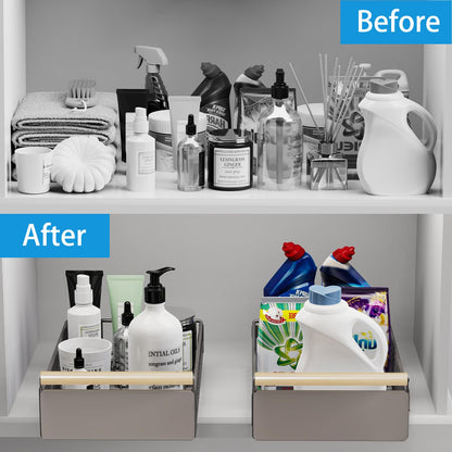 Pull Out Cabinet Organizer with Sliding Drawers