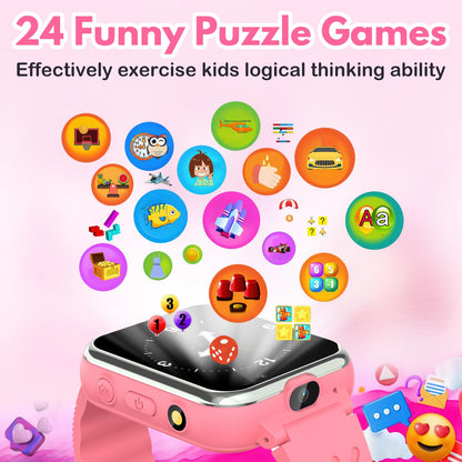 Kids Smart Watch with Games and Dual Camera
