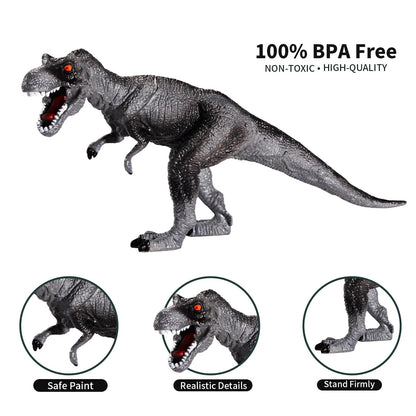 Dinosaur Figures Playset with Mat and Trees