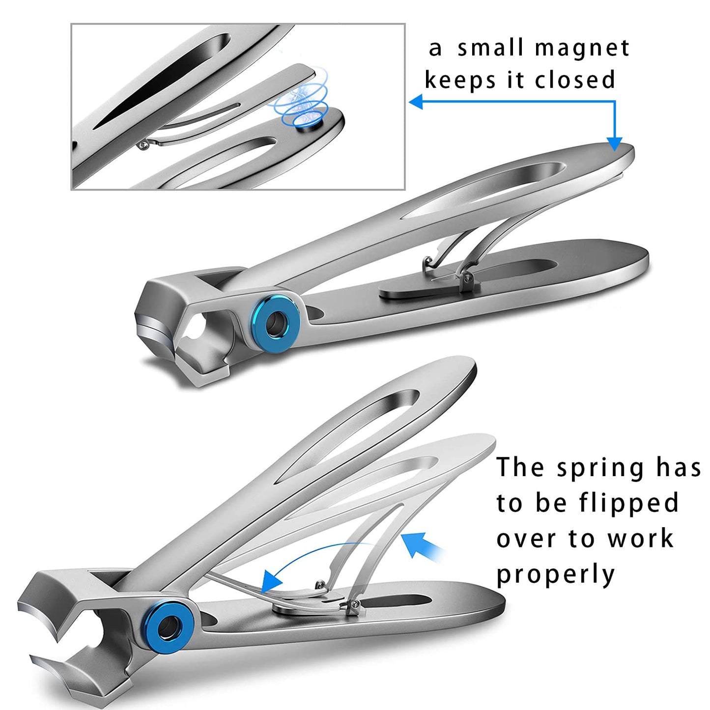 Nail Clippers Set for Thick Nails - Menasome