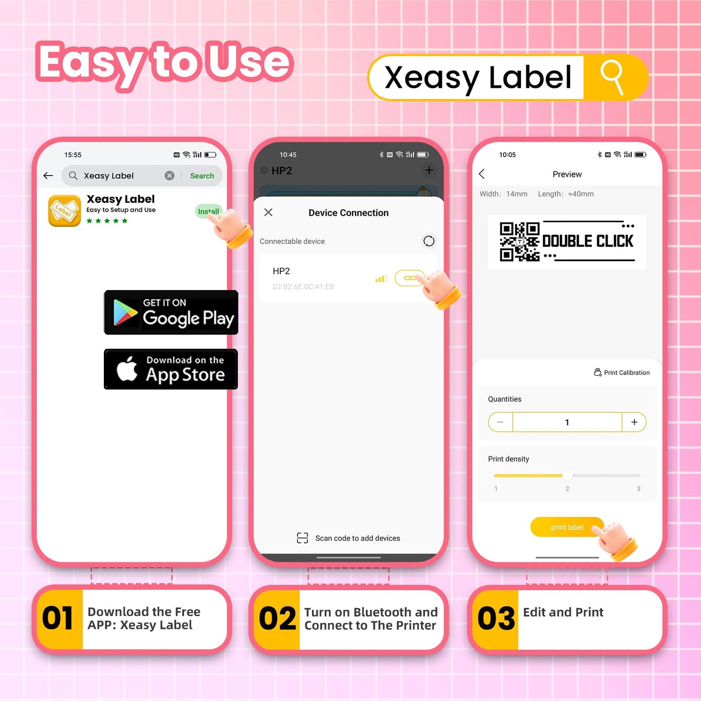 Portable Bluetooth Label Maker for Home & Office