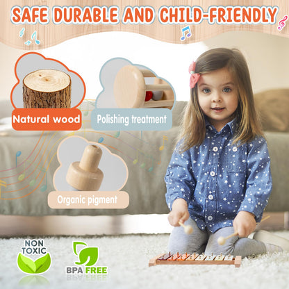 Baby Musical Instruments Set - Educational Toddler Toys
