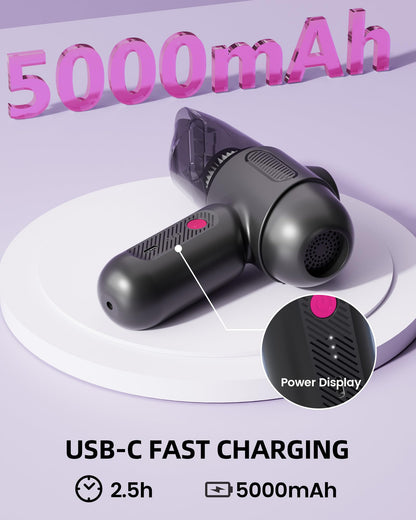 EBOSSOM Cordless Car Vacuum with 8000Pa Suction