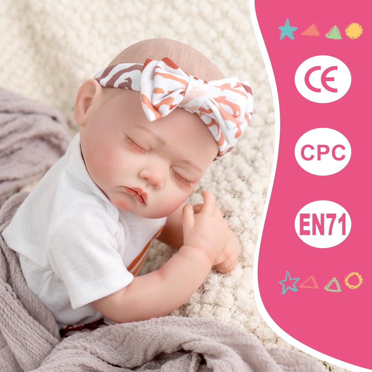 Jirachi 18-Inch Lifelike Reborn Baby Doll