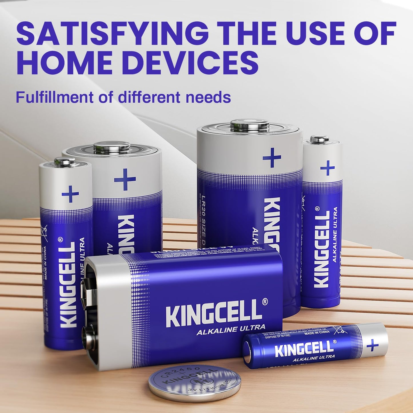 16 Pack KINGCELL Alkaline AA Batteries