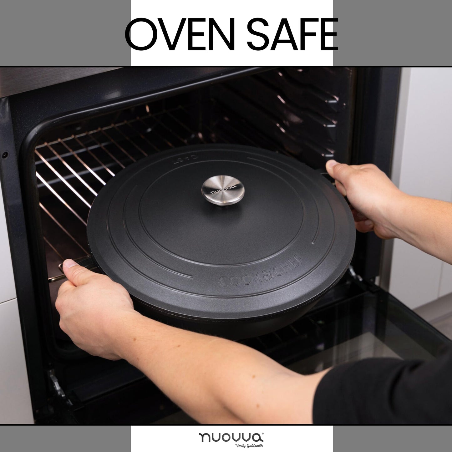 Nuovva 5.5-Quart Non-Stick Dutch Oven Pot for Baking Sourdough