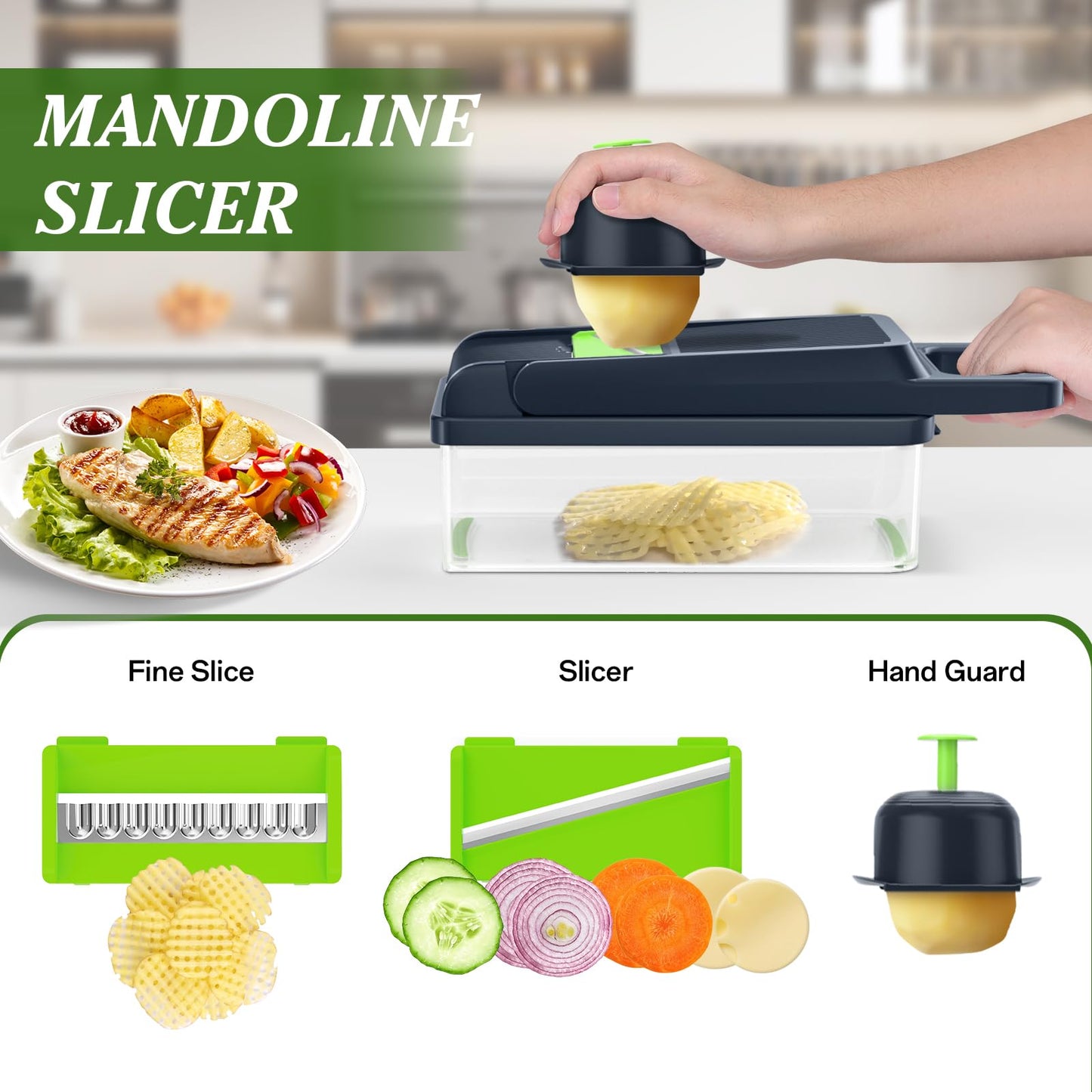 Vegetable Chopper 12-in-1 Kitchen Gadget